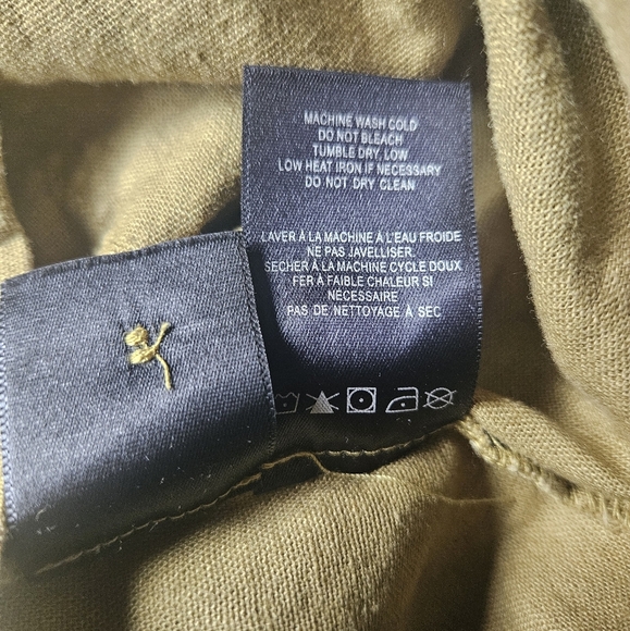 BB Dakota Olive Green Linen-Blend Short Sleeve Romper Size XL - Picture 12 of 12